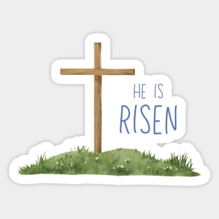 He is Risen - Easter Design Sticker